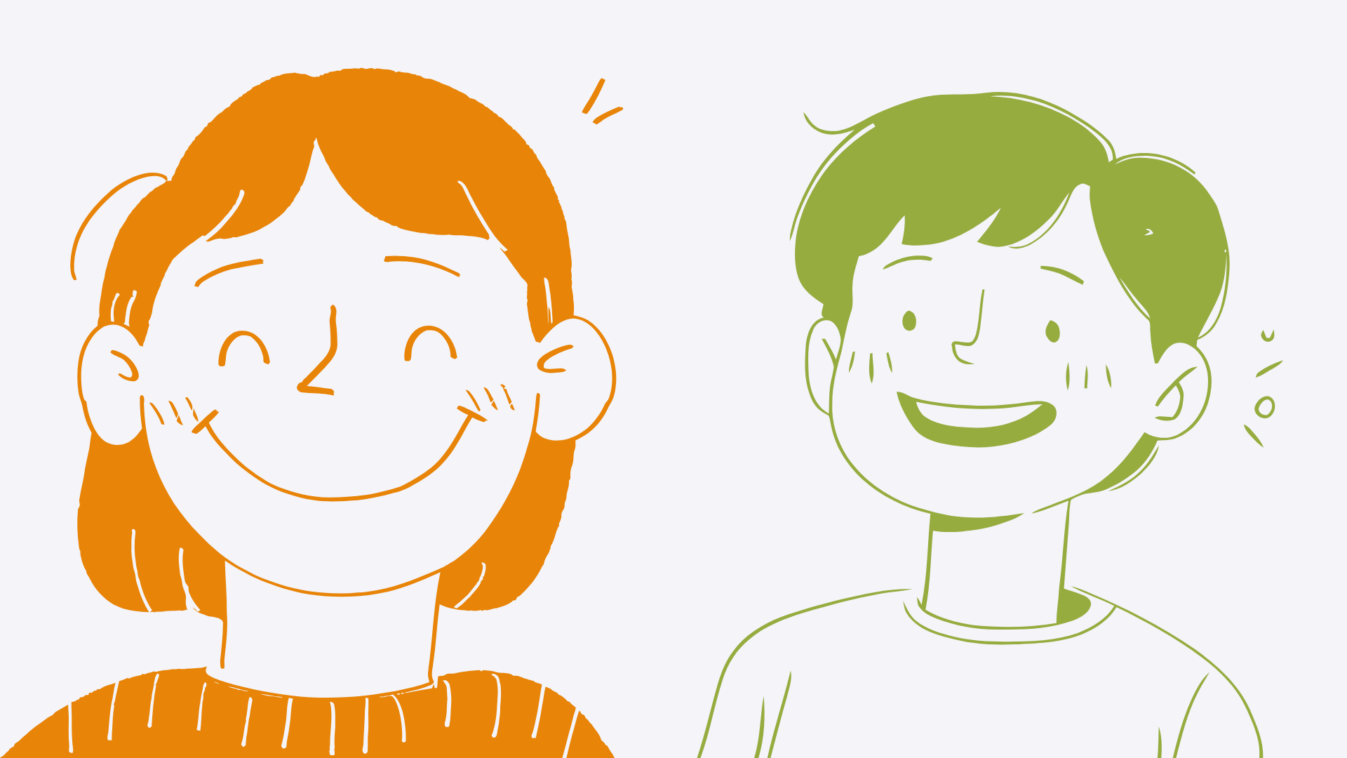 Personagens sorrindo representando o impacto positivo do projeto